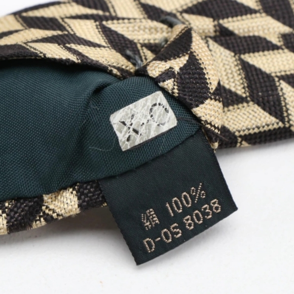 Patterned Silk Necktie - Picture 5 of 6